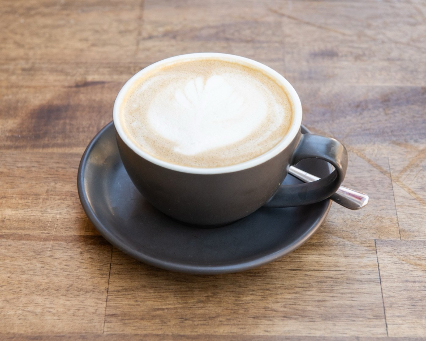 Pistachio latte at Cappadocia Cafe Darlinghurst